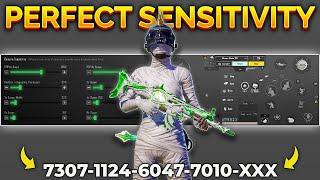 BGMI BEST SENSITIVITY SETTINGS  BGMI SENSITIVITY CODE TODAY | BGMI ZERO RECOIL SENSITIVITY CODE.