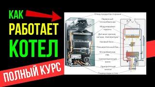 ПОЛНЫЙ КУРС - КАК РАБОТАЕТ КОТЕЛ??? / Устройство котла / Устройство газового котла!