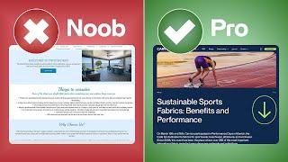Amateur vs Pro Website Design (with examples)
