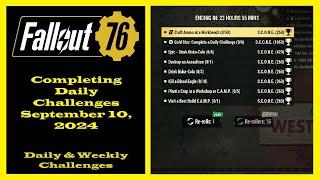 Completing Daily Challenges For September 10, 2024 - Fallout 76 Daily Challenge Guide