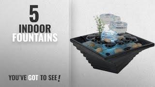 Top 10 Indoor Fountains [2018]: Himalaya SCFV16 Zen'Light Indoor Fountain Black 23 x 23 x 20 cm