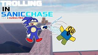 ️Trolling In Sanic Chase!!️+ with taser [INCLUDES MY VOICE]