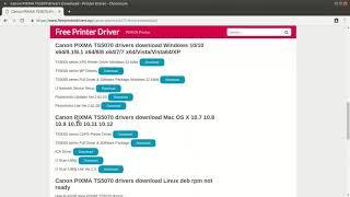 Canon PIXMA TS5070 driver & How To install