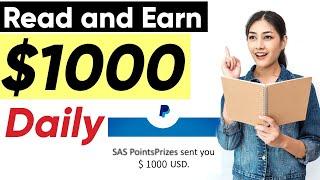 Read and earn job - $1000 USD Daily NEW Work from home JOBS 2021 | Work from home.Part time job