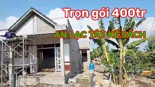 Cập nhật tiến độ căn nhà An Lạc Tây - Kế Sách , chi phí trọn gói 400tr  .