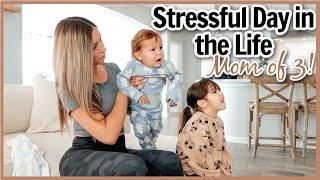 A STRESSFUL DAY IN THE LIFE AS A MOM OF 3!