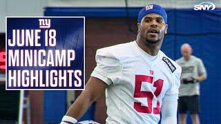Giants Minicamp Highlights | Jaxson Dart, Russell Wilson, Abdul Carter | 6/18/25