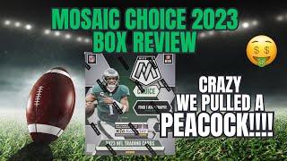 We Pulled a Peacock! Mosaic Choice Football Hobby Box! | NomadicBallers