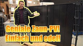 PV am normalen Zaun! - Endlich einfach und schön.