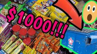 $1000!!! DUMPSTER DIVING Food HAUL!!!! Saving Food From the Dumpsters in America!!