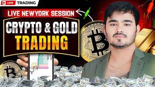 Crypto & Gold Live Trading || 3 Feb || The Trade Room -  Mayank Raj