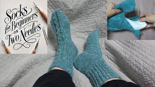 How to knit socks on Single-pointed needles