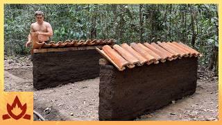 Primitive Technology: Tile Capped Mud Walls