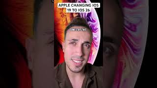 Apple Changing IOS 19 To IOS 26