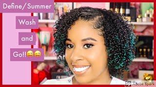 Super Define Summer Wash And Go on Fine Hair!