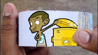 Mr. Bean Cartoon Flipbook #9 | Mr Bean's Bubble Bath Accident Flip Book | Flip Book Artist 2022