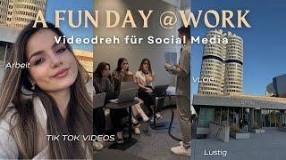 Wir durften ein Video für Social Media drehen in der Arbeit