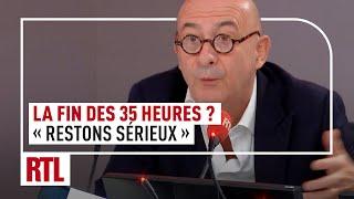 La fin des 35 heures ? "Restons sérieux" pour François Lenglet