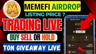  MEMEFI AIRDROP: TRADING LIVE :  CONNECT AND WITHDRAW IN EXCHANGE | MEMEFI AIRDROP SELL