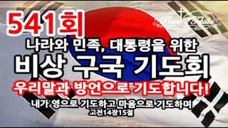 541회-나라와민족을위한 화요 비상구국기도회 (밤9시30분에 시작합니다)