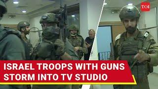 Israeli Soldiers Barge Into TV Studio And Then This Happened; IDF Shocker Caught On Camera