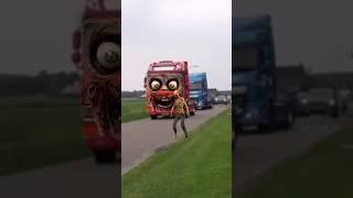 AmazingTRUCK TRONTON FUSO ZOMBIETruk Oleng, Truck Zombie #dumptruck #zombiesurvival #shorts