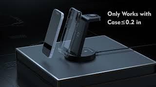 3-in-1 Charging Station for iPhone & Apple Products - Wireless & Fast!