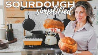 Easy Sourdough Recipes for Beginners | EASIEST SOURDOUGH TIPS