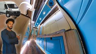 Secret Beach Home on Wheels | Full Stealth Van Detailed Tour