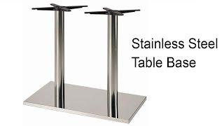 Verona Stainless Steel Table Base | Snazzy Table Top Support