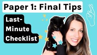 A-level Biology Paper 1 2025 | MUST WATCH Final advice | Good luck!!!