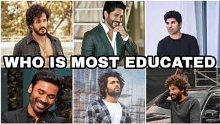 30 South Indian Telugu Actors Education Qualification | South Actors Education/ #bollywood #movies