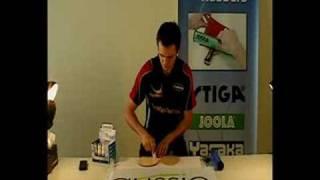 AussieTableTennis.com How to glue a racket