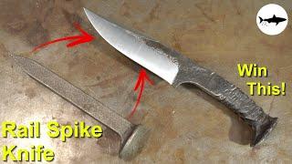 Let's forge a railroad spike knife!