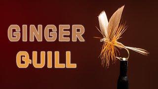 Ginger Quill Dry Fly | A Traditional Trout Fly Pattern | Fly Tying Tutorial