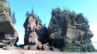 Famous Hopewell Rocks topple down in sudden landscape change