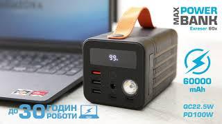 Повербанк для ноутбука Remzona Exreser 60X 60000 mAh 100W