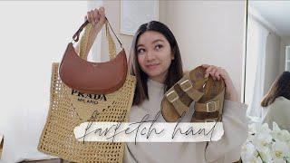 FARFETCH HAUL: CELINE, PRADA, BIRKENSTOCKS, & MORE | ALYSSA LENORE