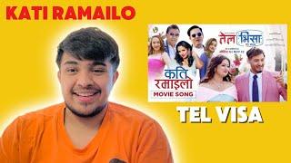 Kati Ramailo | TEL VISA | Movie Song | Reaction | Bipin, Barsha, Dilip, Sushil, Richa, Usha, Arunima