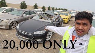 BUYING A CRASHED TESLA IN DUBAI