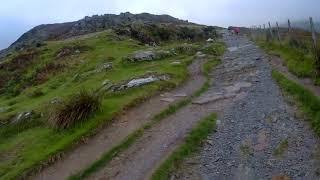 Snowdon via Llanberis - Fail due to bad weather .