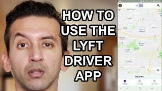 How To use the Lyft Driver app