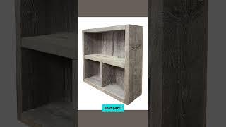 🪵 Upgrade your home decor with Rockin’ Wood’s rustic reclaimed wood shelf! Handcrafted in the USA