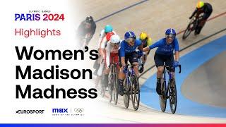 MADISON MADNESS | Thrilling Finale To Women's Madison | #Paris2024 #Olympics