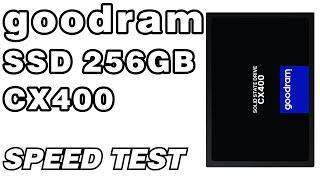 Goodram CX400 SSD 256GB Speed Test