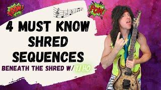 4 Must Know Shred Guitar Sequences - Beneath the Shred #1 w/ TJ Ho