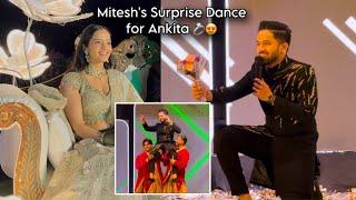 Mitesh’s Surprise Dance For Ankita  | Sangeet Vlog Part 3 | Aditya Satpute vlogs