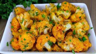 Spanish cauliflower with garlic. Simple, quick and delicious!