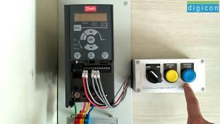 Configuring Danfoss VLT Drives for Two Wire Start / Stop with Speed Up / Down || Digicon Automation