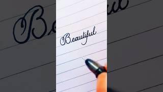 super clean cursive handwriting #handwriting #shorts